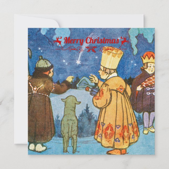 Veselé Vánoce! av Zdenek Guth. christmas Helgdag Julkort (Framsida)