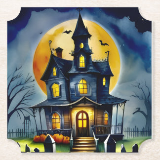 Vesiskt hemsökt hus: Anpassningsbar Biljett Underl Underlägg Papper