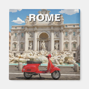 Vespa i Italien Rom Magnet