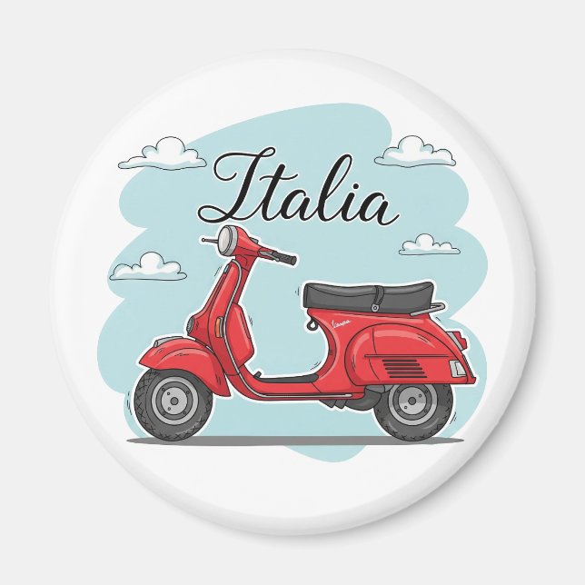 Vespa Italien Magnet (Framsidan)