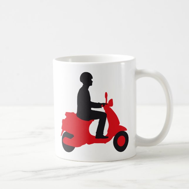 Vespa scooter kaffemugg (Höger)