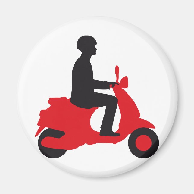 Vespa scooter magnet (Framsidan)
