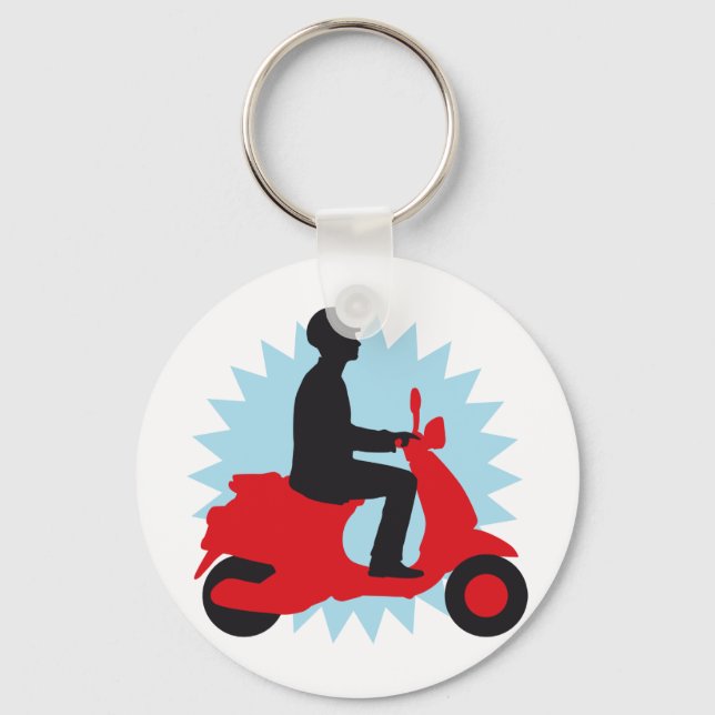 Vespa scooter nyckelring (Framsida)