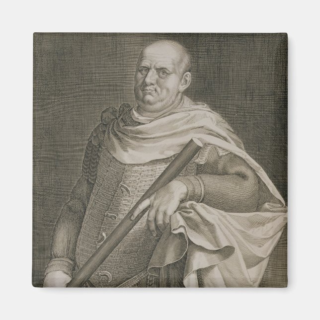 Vespasian (9-79 AD) Emperor of Rom 69-79 AD engra Magnet (Framsidan)