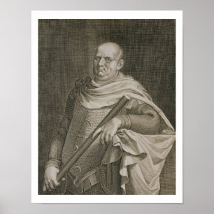 Vespasian (ANNONS 9-79) kejsare av den Rome 69-79 Poster