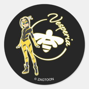 Vesperia Badge Runt Klistermärke