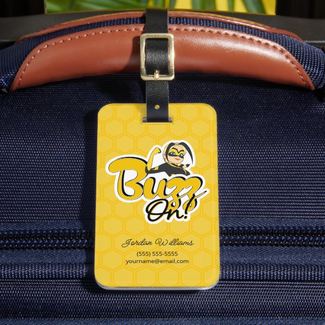 Vesperia | Buzz den! Bagagebricka (Framsida Insitu 2)