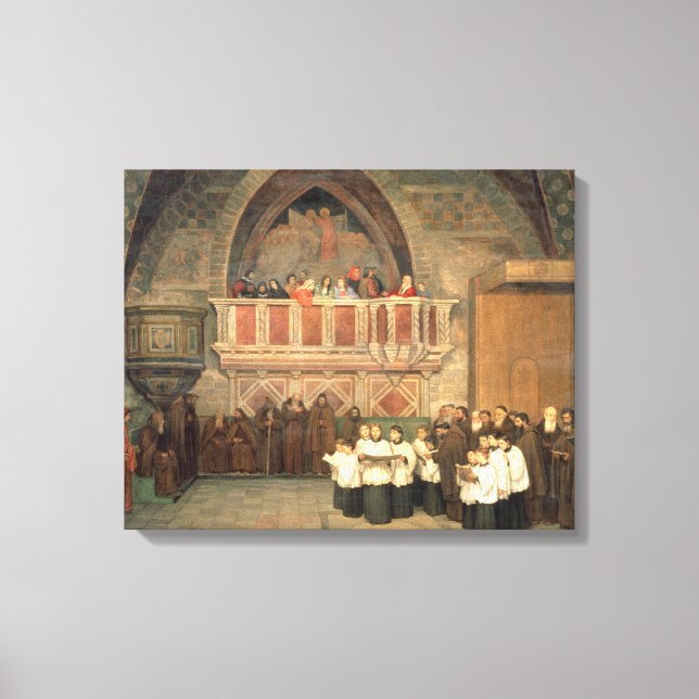 Vespers i den helige Francis Church Canvastryck (Framsida)