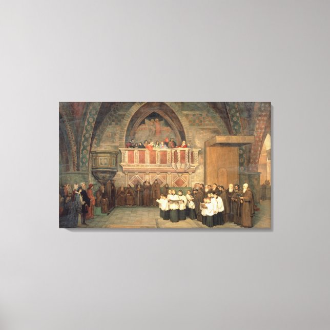 Vespers i den helige Francis Church Canvastryck (Framsida)