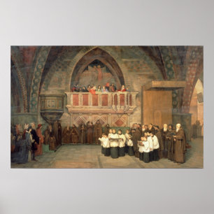 Vespers i den helige Francis Church Poster