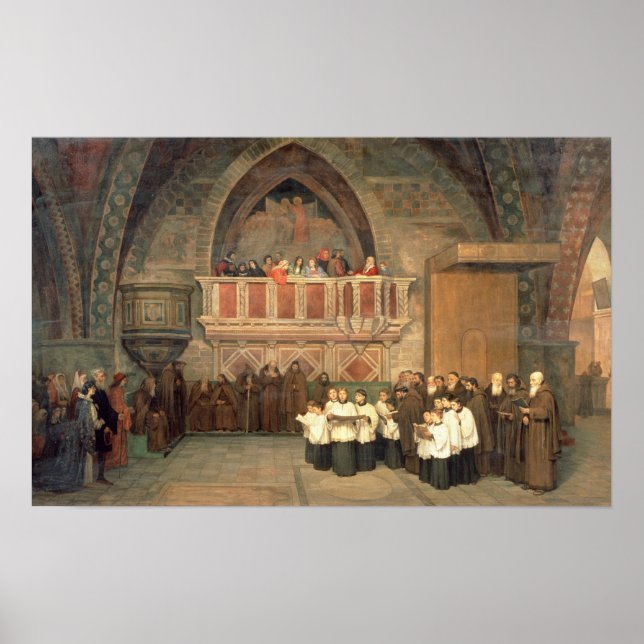 Vespers i den helige Francis Church Poster (Framsidan)