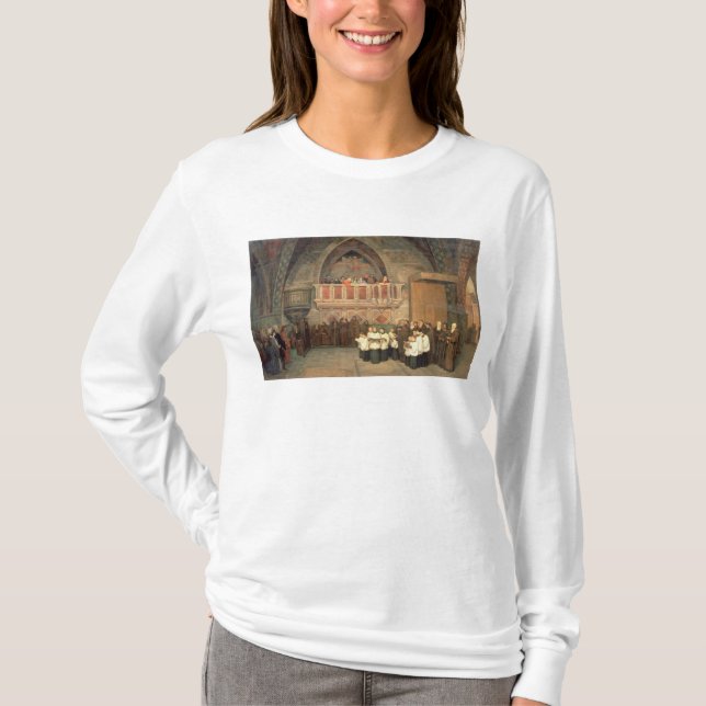 Vespers i den Sanktt Francis kyrkan T Shirt (Framsida)
