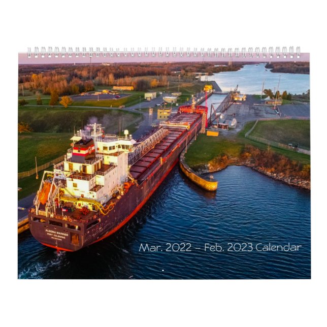 Vessels Calendar: March 2022 - February 2023 Kalender (Omslag)