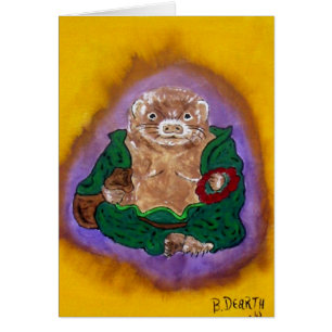 vessla buddha hälsningskort