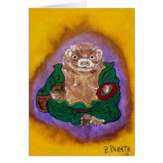 vessla buddha hälsningskort