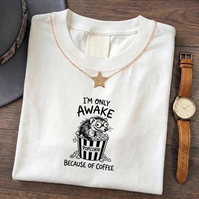 Vessla Kaffe Rolig Grafisk T-Shirt (Skapare uppladdad)