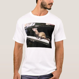 Vessla på piano tee shirt