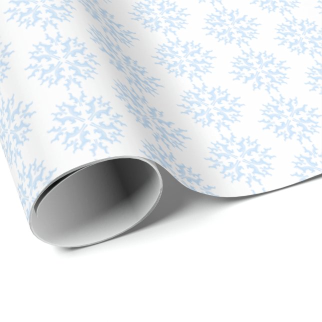 Vessla Snöflinga Presentpapper (Rullad Hörn)