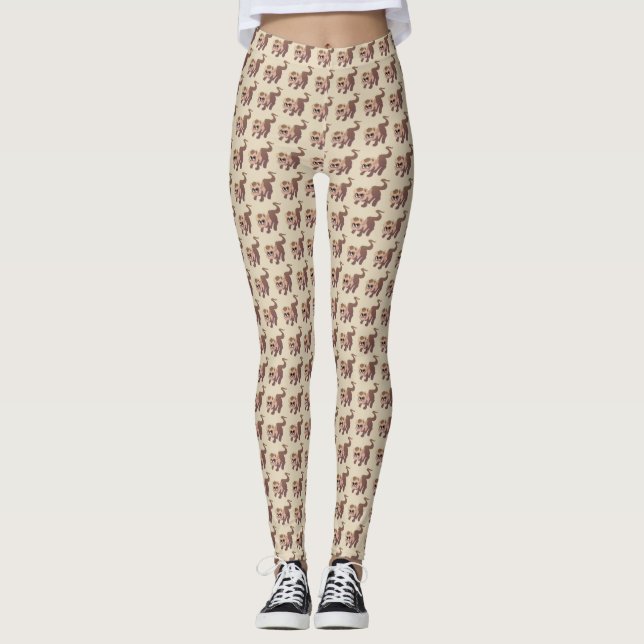 VesslaDookside damasker Leggings (Framsida)