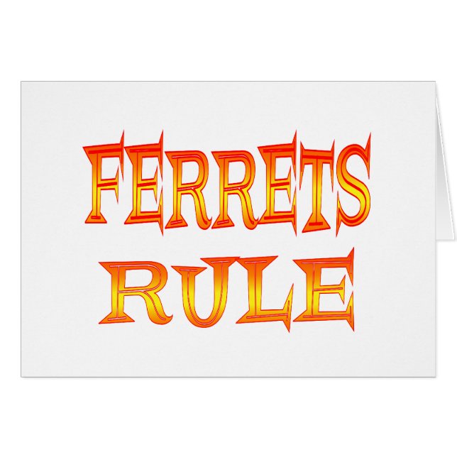 Vesslor härskar hälsningskort (Framsidan Horizontal)