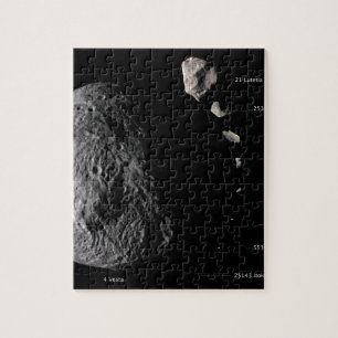 Vesta och Asteroidgalleri Pussel