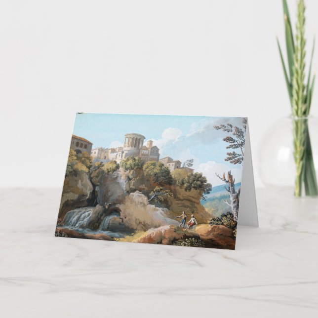 Vesta-templet | Giovanni Battista Busiri Kort (Framsida)