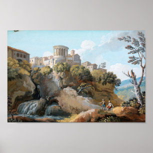 Vesta-templet Giovanni Battista Busiri Poster