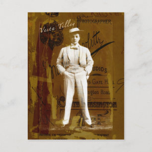 Vesta Tilley Vykort