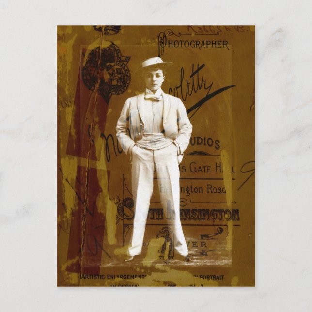 Vesta Tilley Vykort (Framsida)