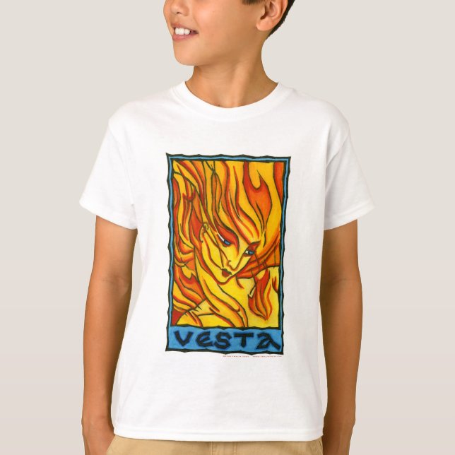 Vesta unge utslagsplats tee shirt (Framsida)