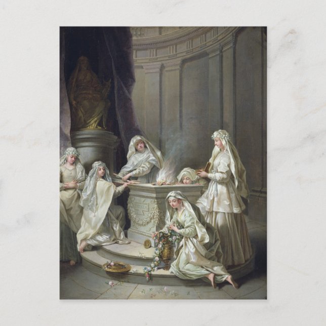 Vestal Virgins, 1727 Vykort (Framsida)