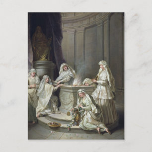 Vestal Virgins, 1727 Vykort