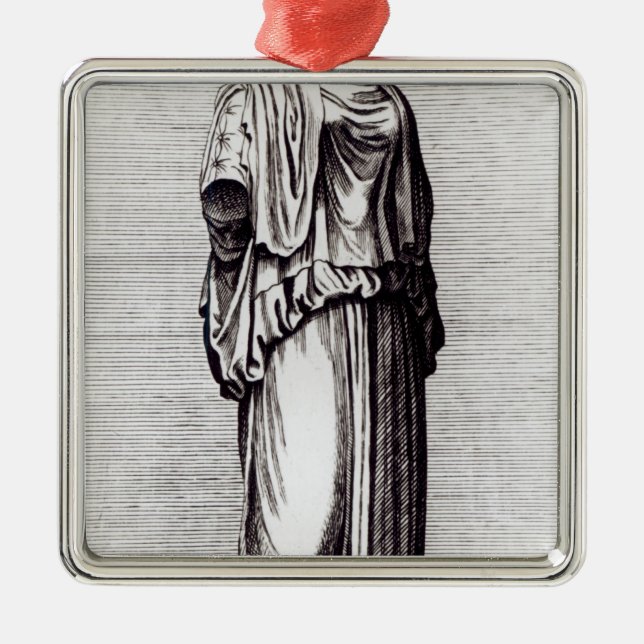 Vestaloskuld, c.1653 julgransprydnad metall (Framsidan)