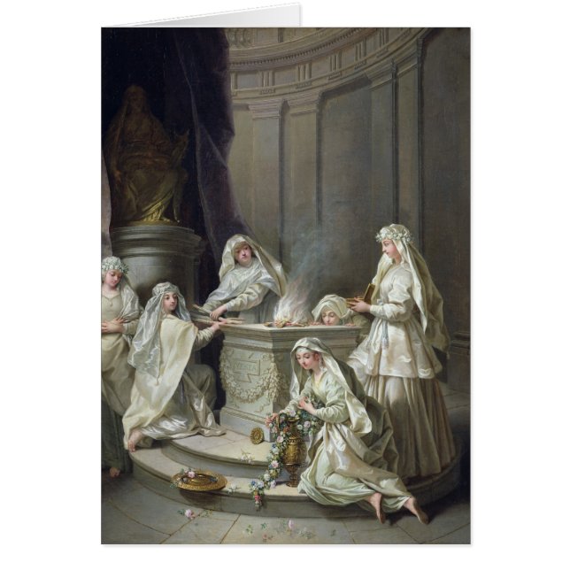 Vestaloskulder, 1727 hälsningskort (Framsidan)