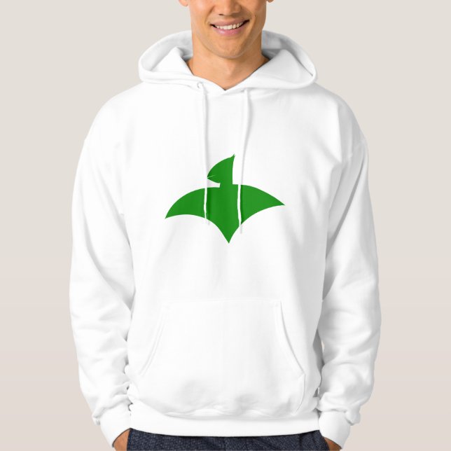 Veste à Capuche Blanc Pour Hommes (Airfly) Green Hoodie (Framsida)