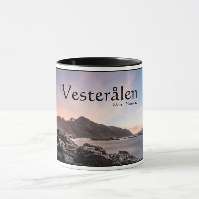 Vesteralen Islands Norge Photo Mugg (Center)