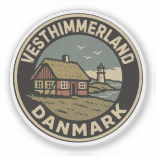 Vesthimmerland, Danmark Danmark Klistermärken