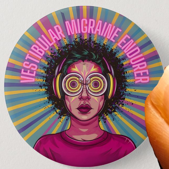 Vestibular Migraine Endurer Chronic sjukdom Knapp (Skapare uppladdad)