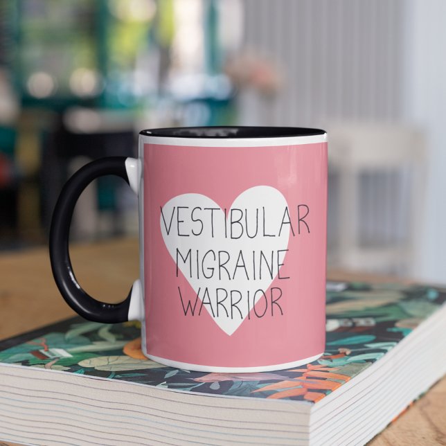 Vestibular migraine warrio hjärndimma mugg (Skapare uppladdad)