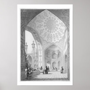 Vestibule of the Main Entrance of the Medrese- Poster