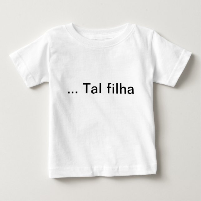 Vestido tal filha t shirt (Framsida)