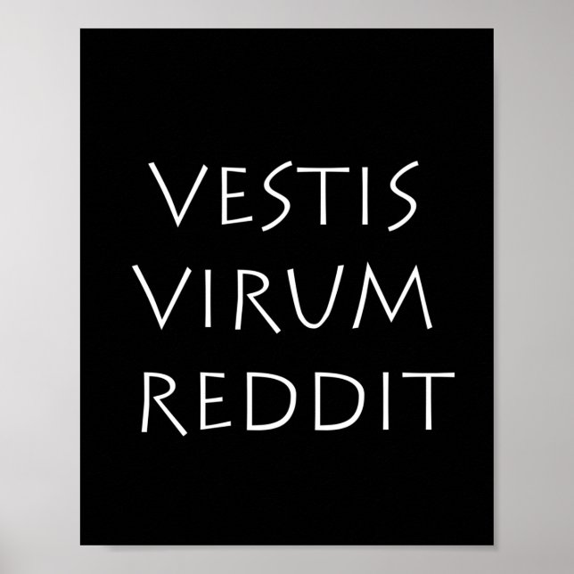 Vestis virum reddit poster (Framsidan)