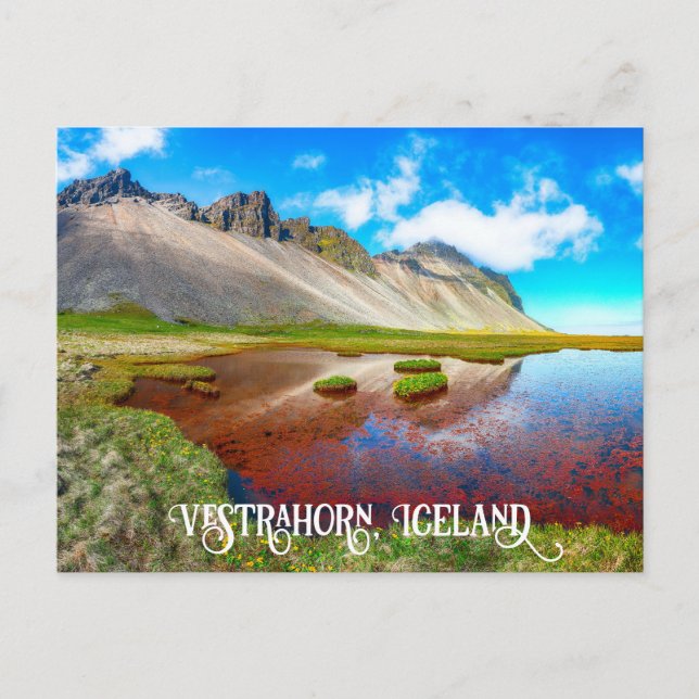 Vestrahornbergen, Islandet Vykort (Framsida)
