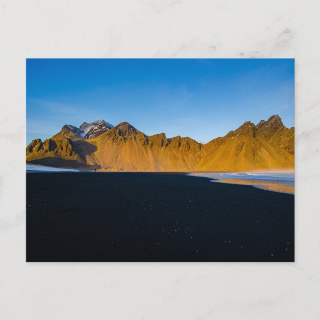 Vestrahornberget i Islandet Vykort (Framsida)