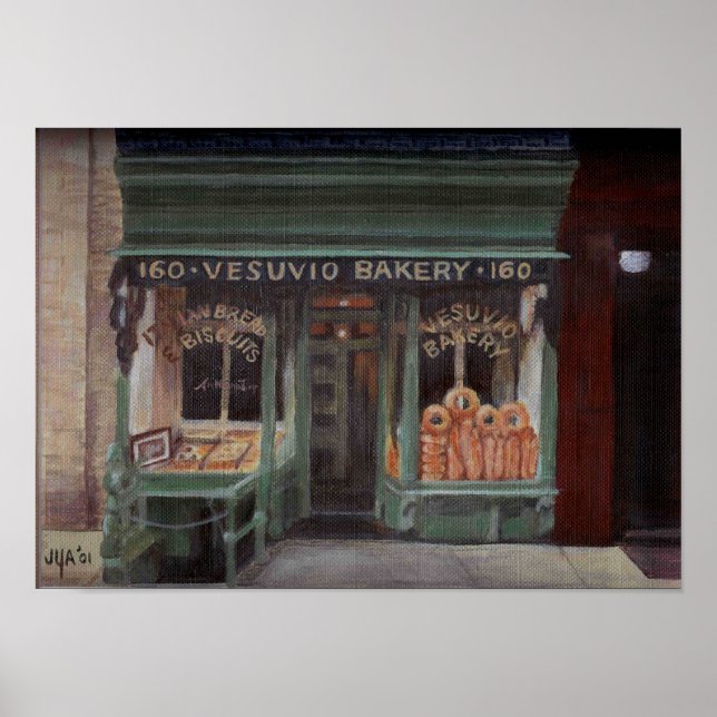Vesuvio Bakery NYC Poster (Framsidan)