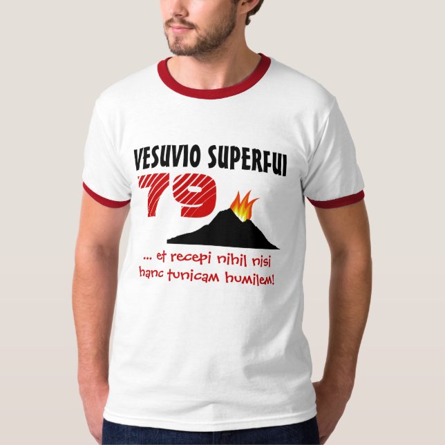 Vesuvio superfui (79) tröja (Framsida)