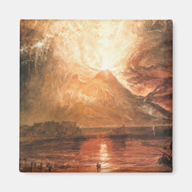 Vesuvius Erupting Magnet (Framsidan)