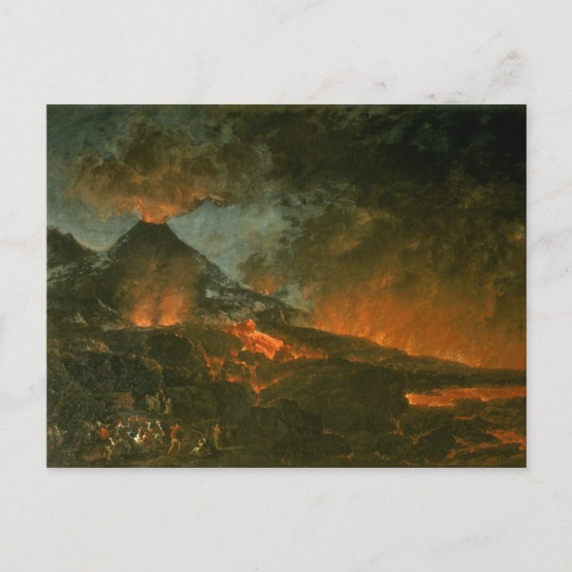 Vesuvius Erupting Vykort (Framsida)