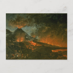 Vesuvius Erupting Vykort