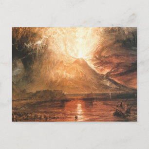 Vesuvius Erupting Vykort